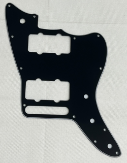 BLACK 3-PLY FOR US FENDER AMERICAN SPECIAL JAZZMASTER STYLE GUITAR PICKGUARD