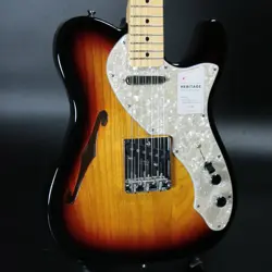 FENDER MADE IN JAPAN HERITAGE 60 TELECASTER THINLINE 3-COLOR SUNBURST #GG1PO