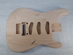 MAPLE SSS GUITAR BODY - FOR FENDER STRAT STRATOCASTER NECK FLOYD ROSE J2170