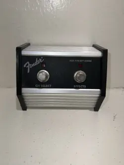 2-BUTTON FOOTSWITCH TESTED/WORKING