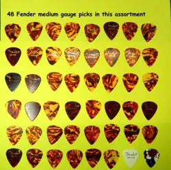 48 FENDER MEDIUM PICKS