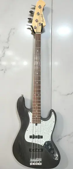 BACCHUS WJ400R ASH ELECTRIC BASS PICKUP FENDER USA MODIFIED BLACK