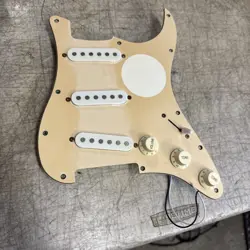 2019 FENDER SQUIER STRAT STRATOCASTER GUITAR LOADED PICKGUARD 3 PLY 11 H AGED