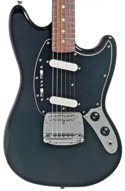 FENDER JAPAN EXCLUSIVE CLASSIC 70S MUSTANG GUITAR BLACK MADE IN JAPAN