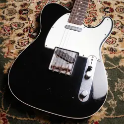 FENDER CUSTOM SHOP 1963 TELECASTER RELIC BLACK 2005 USED ELECTRIC GUITAR
