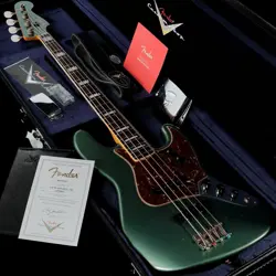 FENDER CUSTOM SHOP LTD 1966 JAZZ BASS JOURNEYMAN RELIC AGED SHERWOOD GREEN