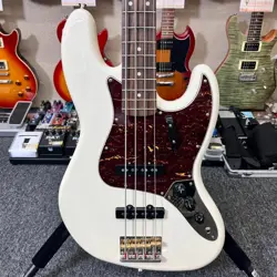 SQUIER BY FENDER JAZZ BASS WHITE USED ELECTRIC GUITAR