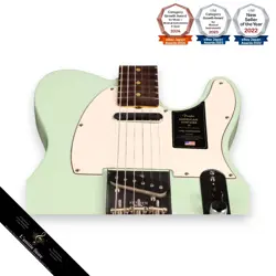 FENDER AMERICAN VINTAGE II 1963 TELECASTER ROSEWOOD NECK SURF GREEN