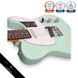 FENDER AMERICAN VINTAGE '63 TELECASTER SURF GREEN ELECTRIC GUITAR