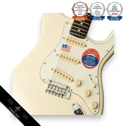 FENDER JEFF BECK STRATOCASTER OLYMPIC WHITE SIGNATURE MODEL