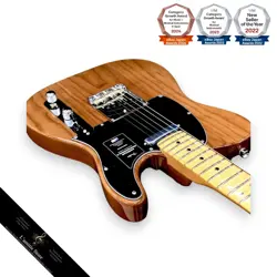 FENDER AMERICAN PRO II TELECASTER ROASTED PINE NATURAL ELECTRIC GUITAR