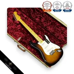 FENDER AMERICAN VINTAGE II 1957 STRAT SUNBURST ELECTRIC GUITAR