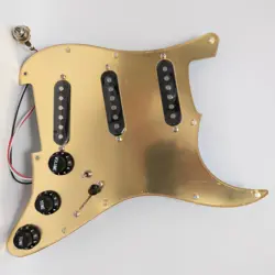 SSS PREWIRED LOADED PICKGUARD WITH COIL SPLITTING PICKUP FOR FENDER ST GUITAR