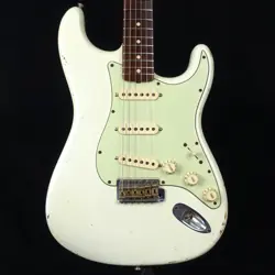 FENDER CUSTOM SHOP 1960 STRATOCASTER RELIC OLYMPIC WHITE 2007 â˜€ï¸â˜€ï¸ (NO250816)