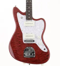FENDER 2024 HYBRID II JAZZMASTER QUILT RED BERYL