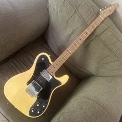 WARMOTH BARITONE GUITAR. FENDER TELECASTER CUSTOM STYLE ALDER ANTIQUITY PICKUPS