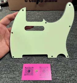 TELECASTER 8-HOLE GUITAR PICKGUARD FOR MIJ MADE FENDER JAPAN + MOUNTING SCREWS