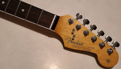 UNPLAYED 2024 FENDER ARTIST SERIES KURT COBAIN JAGUAR GUITAR NECK - CHIPPED NUT