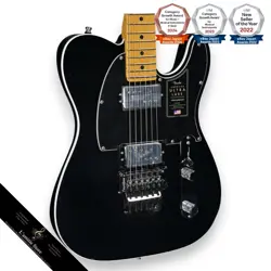 FENDER AMERICAN ULTRA LUXE TELECASTER FLOYD ROSE HH MAPLE BLACK