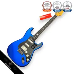 FENDER AMERICAN ULTRA II STRAT HSS NOBLE BLUE ELECTRIC GUITAR
