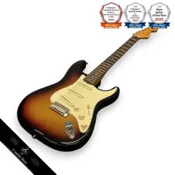 FENDER AMERICAN VINTAGE II 1961 STRAT SUNBURST GUITAR