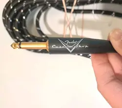 FENDER WHIRLWIND GUITAR CORD CASE CANDY CUSTOM SHOP BRAIDED STRAIGHT ENDS