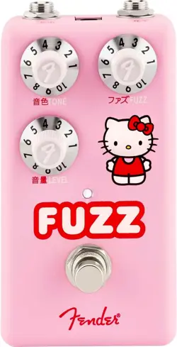 FENDER HELLO KITTY FUZZ PINK GUITAR EFFECT PEDAL W/BOX
