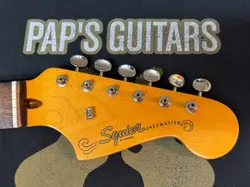 NEW FENDER SQUIER CLASSIC VIBE 60S JAZZMASTER NECK W/ TUNING PEGS, NECK PLATE