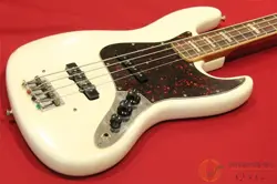 ELECTRIC BASS GUITAR FENDER 1966 JAZZ BINDING AND BLOCK INLAYS S/N 191036
