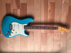 ELECTRIC GUITAR FENDER STRATOCASTER AMERICAN PROFESSIONAL II MIAMI BLUE ROSEWOOD