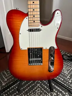 FENDER LIMITED EDITION PLAYER PLUS TOP TELECASTER ELECTRIC GUITAR