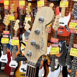 ELECTRIC BASS GUITAR FENDER USA AMERICAN JAZZ BASS SOFT CASE 4 STRING USED