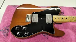 FENDER VINTERA 70S TELE DELUXE USED 2022 ALDER BODY MAPLE FINGERBOARD W/GIG CASE
