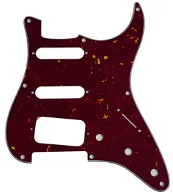 NEW RED TORTOISE FITS FENDER 8 SCREWS STRATOCASTER START HSS GUITAR PICKGUARD