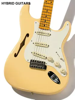 FENDER CUSTOM SHOP ERIC JOHNSON STRATOCASTER THINLINE VINTAGE WHITE 2018