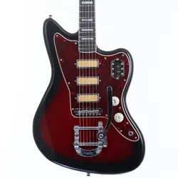 FENDER GOLD FOIL JAZZMASTER CANDY APPLE BURST W/SOFT CASE USED