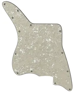 GUITAR PARTS FOR FENDER US JAZZMASTER BLANK GUITAR PICKGUARD IVORY WHITE PEARL