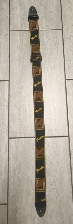 ORIGINAL 1970'S FENDER GUITAR STRAP, ADULT ADJUSTABLE NICE CONDITION