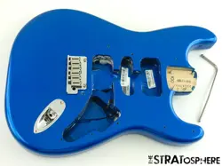 FENDER AMERICAN ULTRA II STRATOCASTER STRAT BODY + HARDWARE USA, NOBLE BLUE