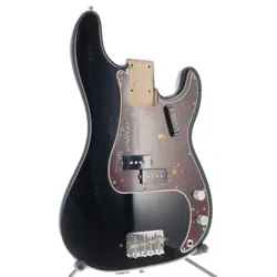 FENDER AVII AMERICAN VINTAGE II '60 PRECISION P BASS BODY BLACK FULLY LOADED!