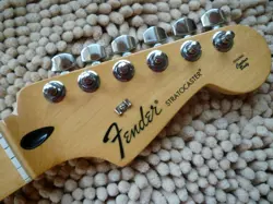 GENUINE FENDER STANDARD MIM STRATOCASTER NECK TUNERS MAPLE FINGERBOARD GREAT!
