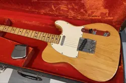 ELECTRIC GUITAR FENDER USA TELECASTER NATURAL 1972 WITH HARD CASE