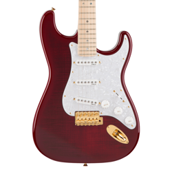 OPEN BOX FENDER RICHIE KOTZEN STRATOCASTER - TRANSPARENT RED BURST W/MAPLE FB