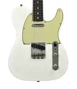 FENDER CUSTOM SHOP 61 TELECASTER JOURNEYMAN RELIC IN OLYMPIC WHITE
