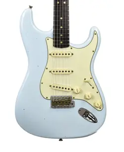 FENDER CUSTOM SHOP 63 STRAT JOURNEYMAN RELIC IN SONIC BLUE