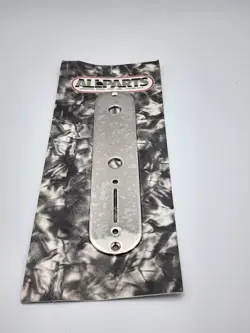 ALLPARTS FENDER TELECASTER NICKEL PLATED CONTROL PLATE AP0650001 NOS