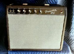 RARE VINTAGE 60S BLACKFACE FENDER PRINCETON (NOT RE-RELEASE) REAL DEAL