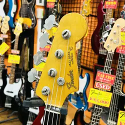 ELECTRIC BASS GUITAR FENDER JAPAN JB62-US 1993-1994 SOFT CASE 4 STRING USED