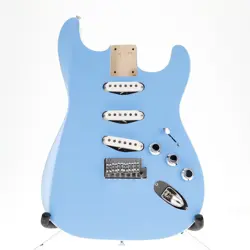 FENDER AERODYNE STRATOCASTER GUITAR BODY- CALIFORNIA BLUE (081228-J12) 6LB8OZ