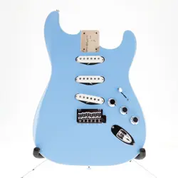 FENDER AERODYNE STRATOCASTER GUITAR BODY- CALIFORNIA BLUE (081227-J13) 6LB1OZ